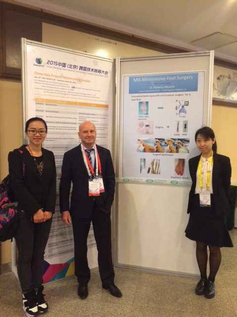 Pechino, incontro con ambasciatore italiano ed esposizione tecnica chirurgica all’International Technology Trasfer ITTN 18 aprile 2015